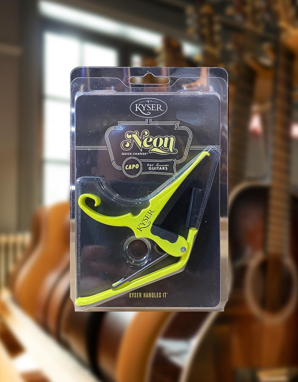 Каподастр для гитары Kyser KG6NYA - купить в "Гитарном Клубе"