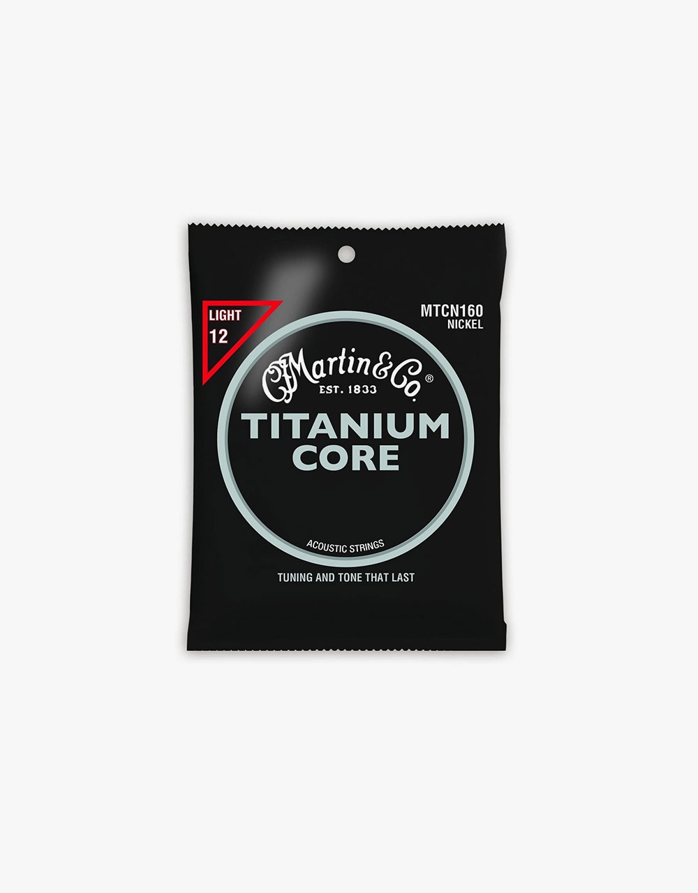 Струны для акустической гитары Martin MTCN160 Titanium Core Nickel, 12-55 - купить в "Гитарном Клубе"