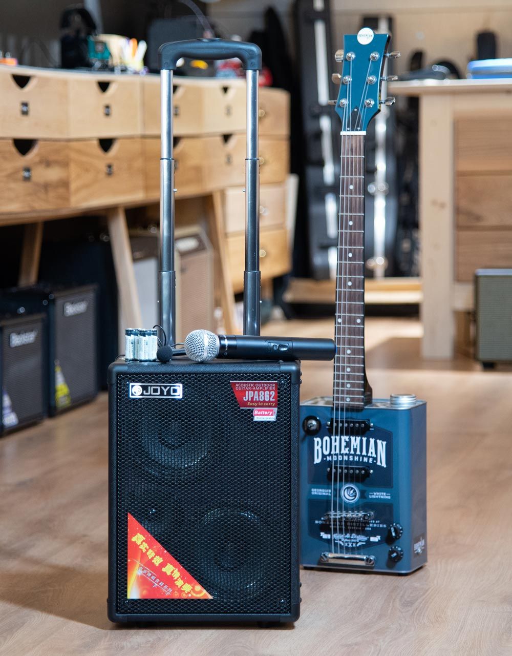 Трэвел комбоусилитель для электрогитары JOYO JPA-862 Rollable Street Amp, 24Вт - купить в "Гитарном Клубе"