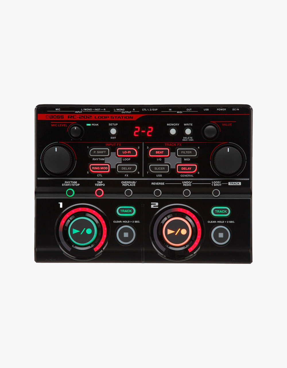 Гитарная педаль Boss RC-202, Looper - купить в "Гитарном Клубе"
