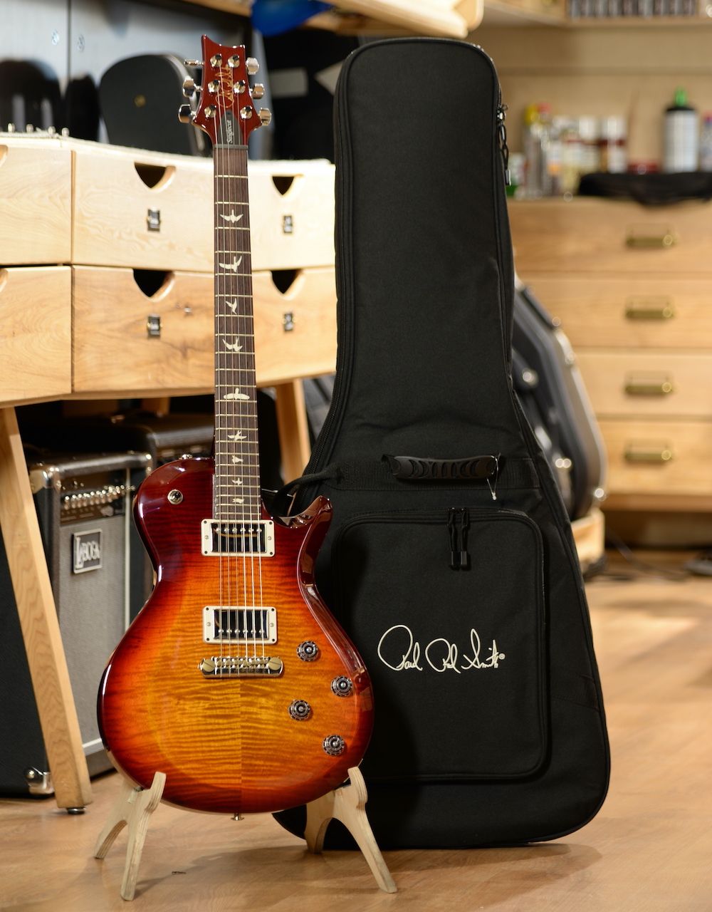Электрогитара PRS S2 SC DARK CHERRY SUNBURST - купить в "Гитарном Клубе"