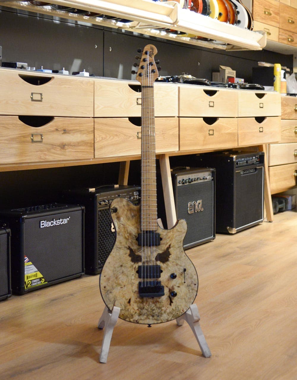 Электрогитара Music Man Axis Super Sport, Buckeye Burl - купить в "Гитарном Клубе"