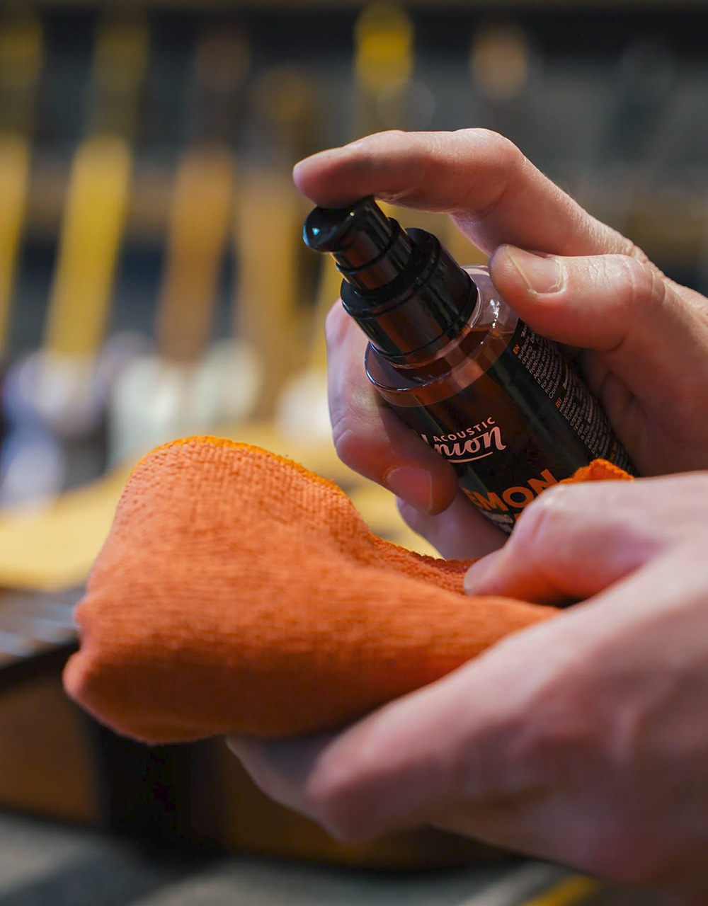 Лимонное масло Acoustic Union Lemon Aid, 100мл.  - купить в "Гитарном Клубе"