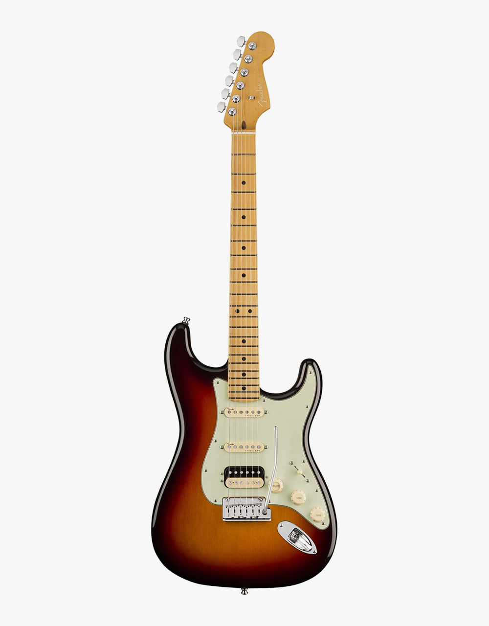 Электрогитара Fender American Ultra Stratocaster Ultraburst Maple - купить в "Гитарном Клубе"