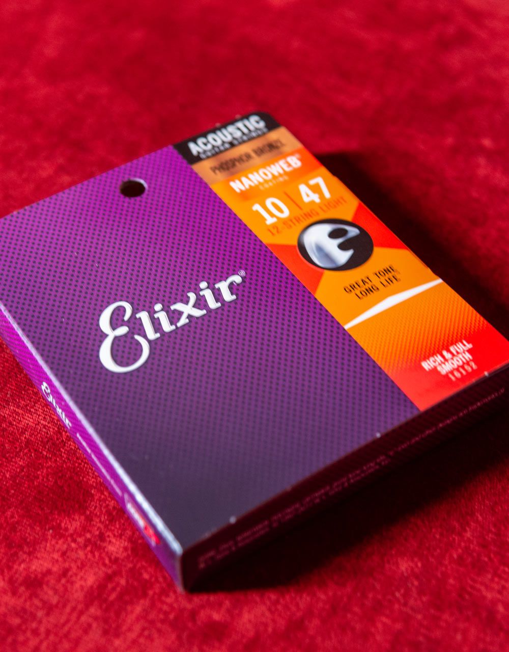 Струны для 12-струнной гитары Elixir 16152, 10-47 - купить в "Гитарном Клубе"