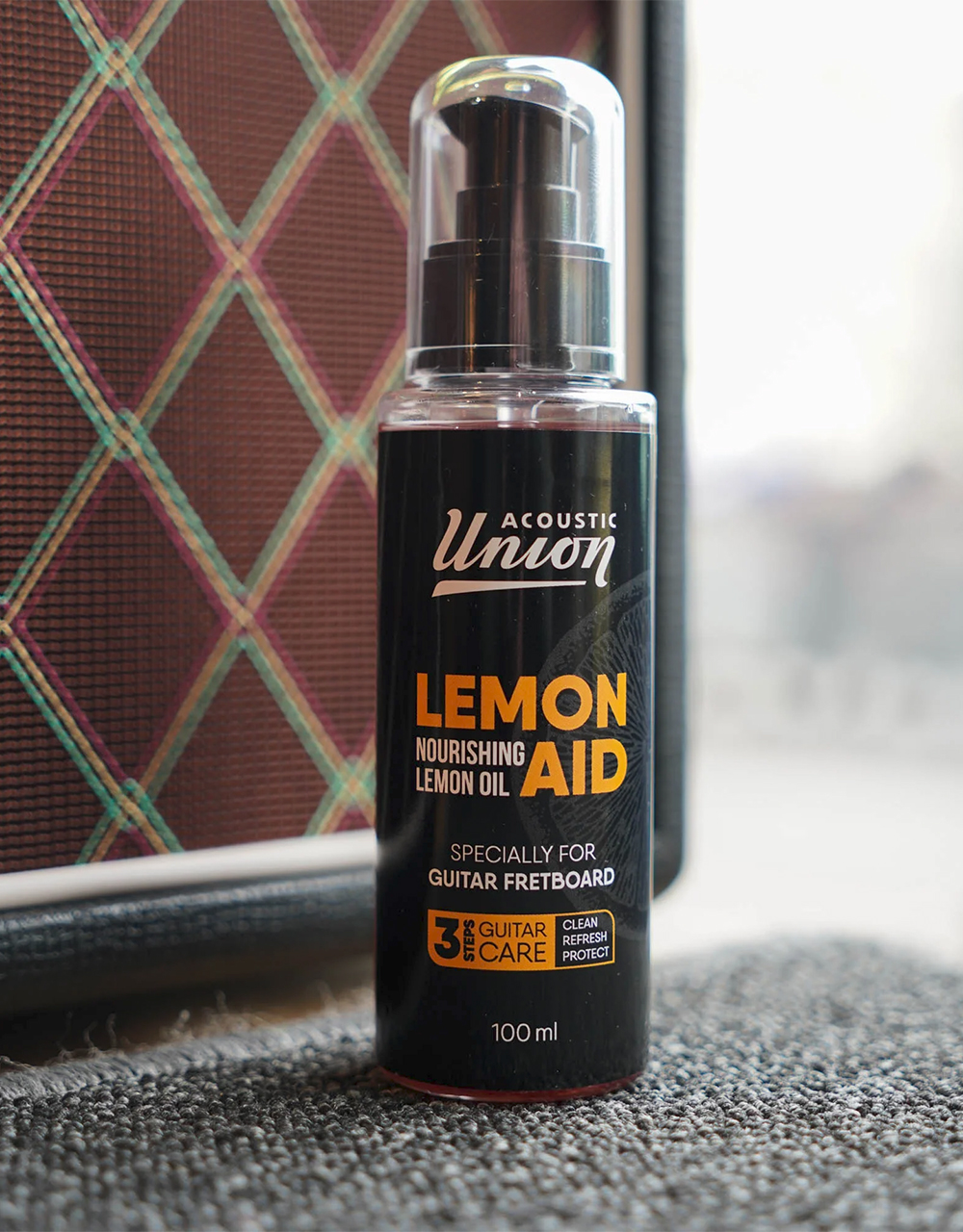 Лимонное масло Acoustic Union Lemon Aid, 100мл.  - купить в "Гитарном Клубе"