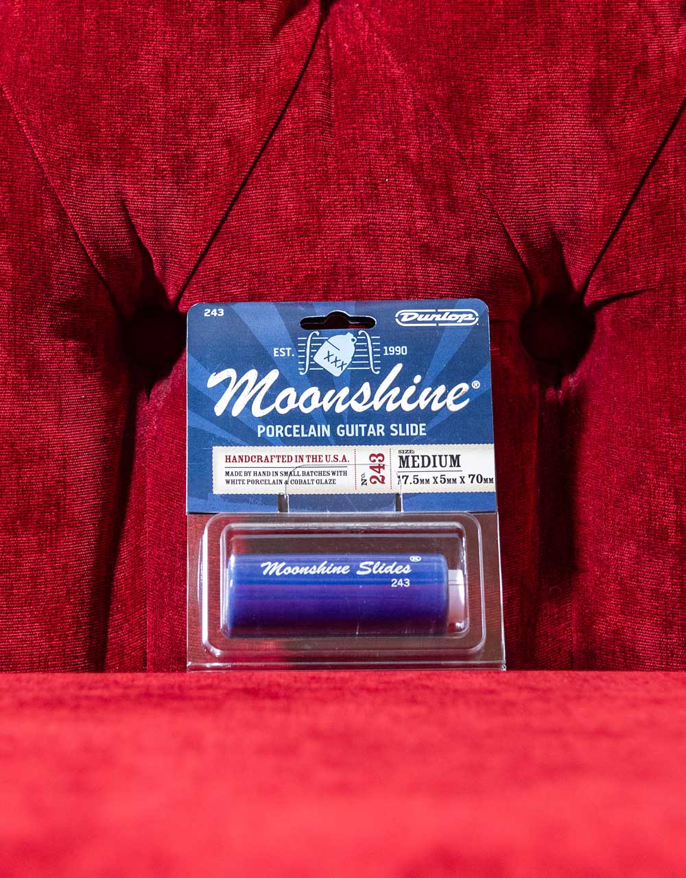Слайд Dunlop 243 Moonshine Ceramic Medium - купить в "Гитарном Клубе"