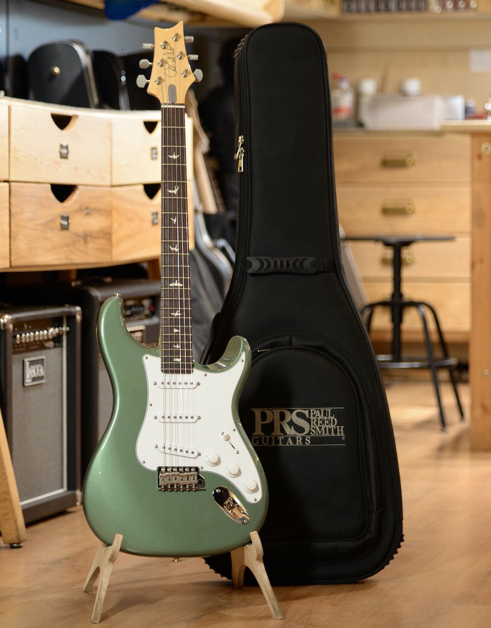 Электрогитара PRS JM SILVER SKY ORION GREEN - купить в "Гитарном Клубе"