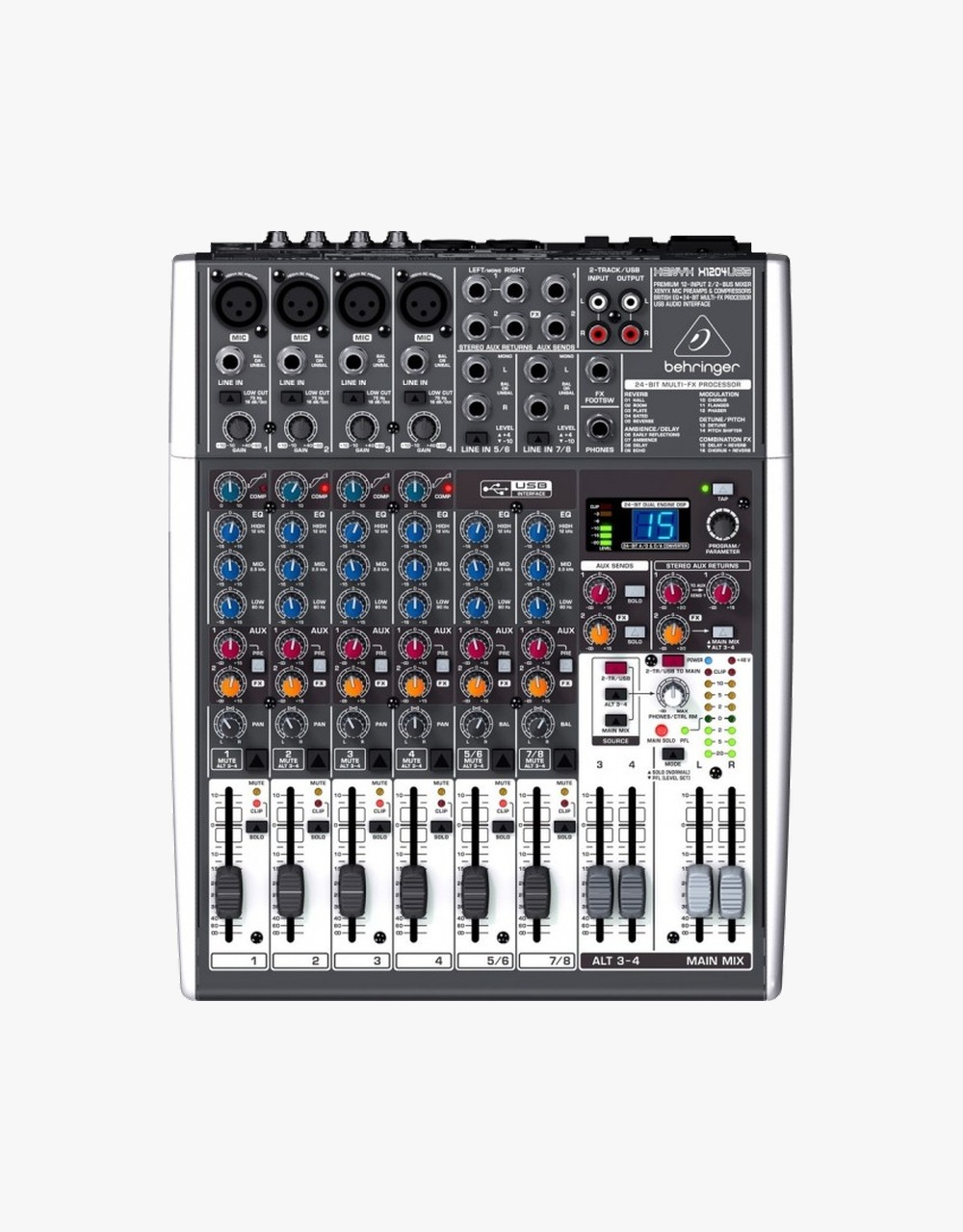 Микшер BEHRINGER X1204USB - купить в "Гитарном Клубе"