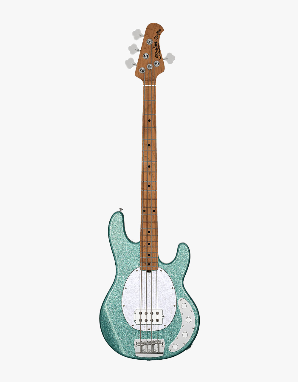 Бас-гитара Sterling StingRay RAY34-SSK, Seafoam Sparkle - купить в "Гитарном Клубе"