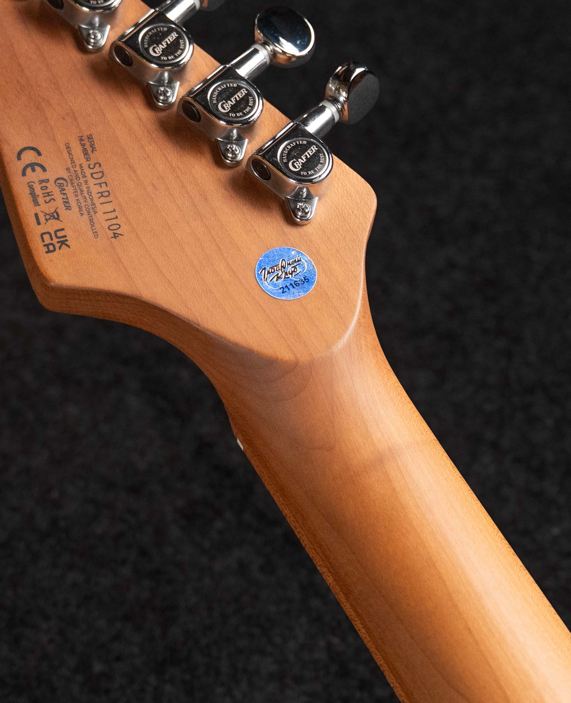 Электрогитара Crafter Charlotte VVS MP Tobacco Sunburst - купить в "Гитарном Клубе"