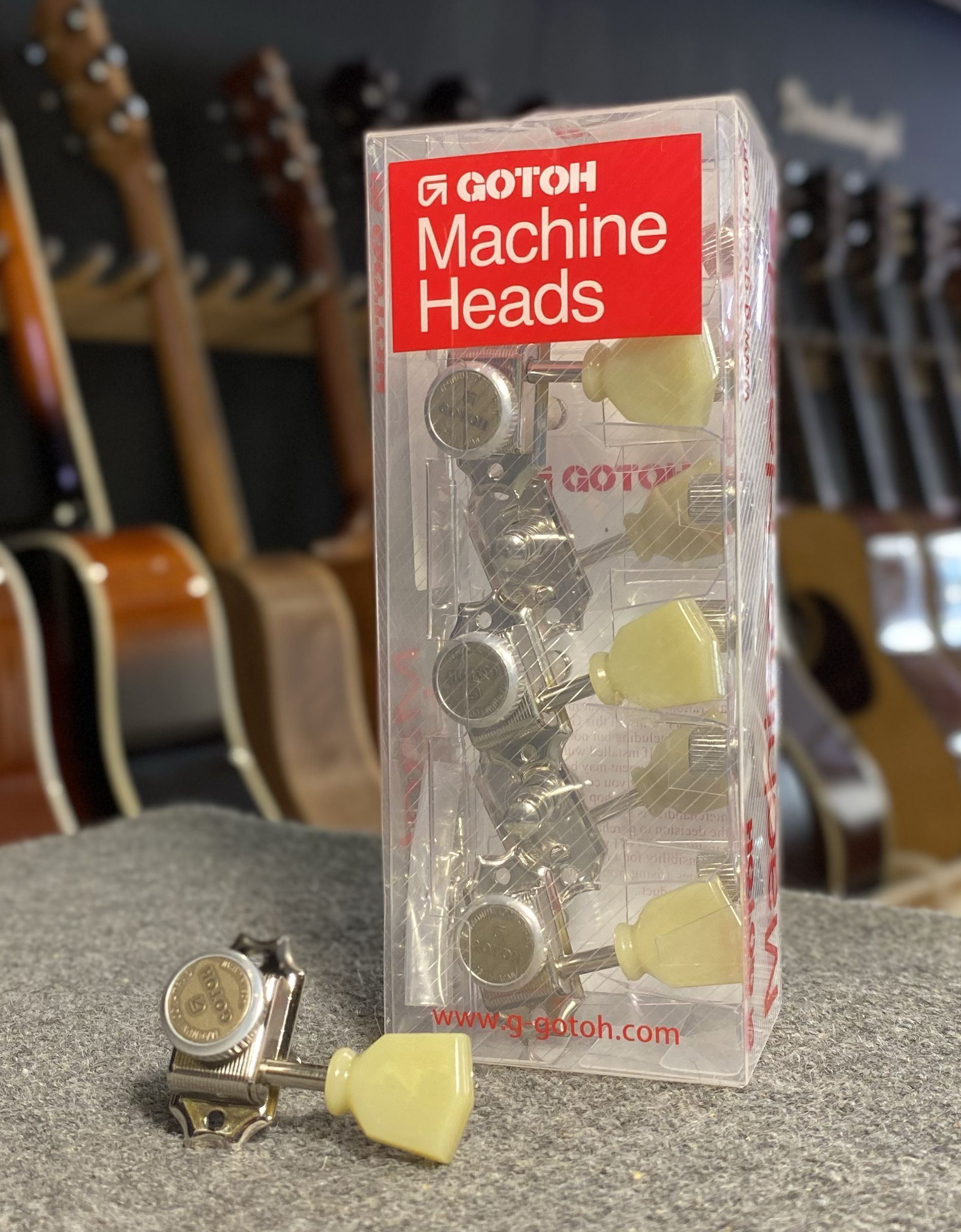 Колки гитарные Gotoh SD90-MG-T-SL-N, локовые - купить в "Гитарном Клубе"