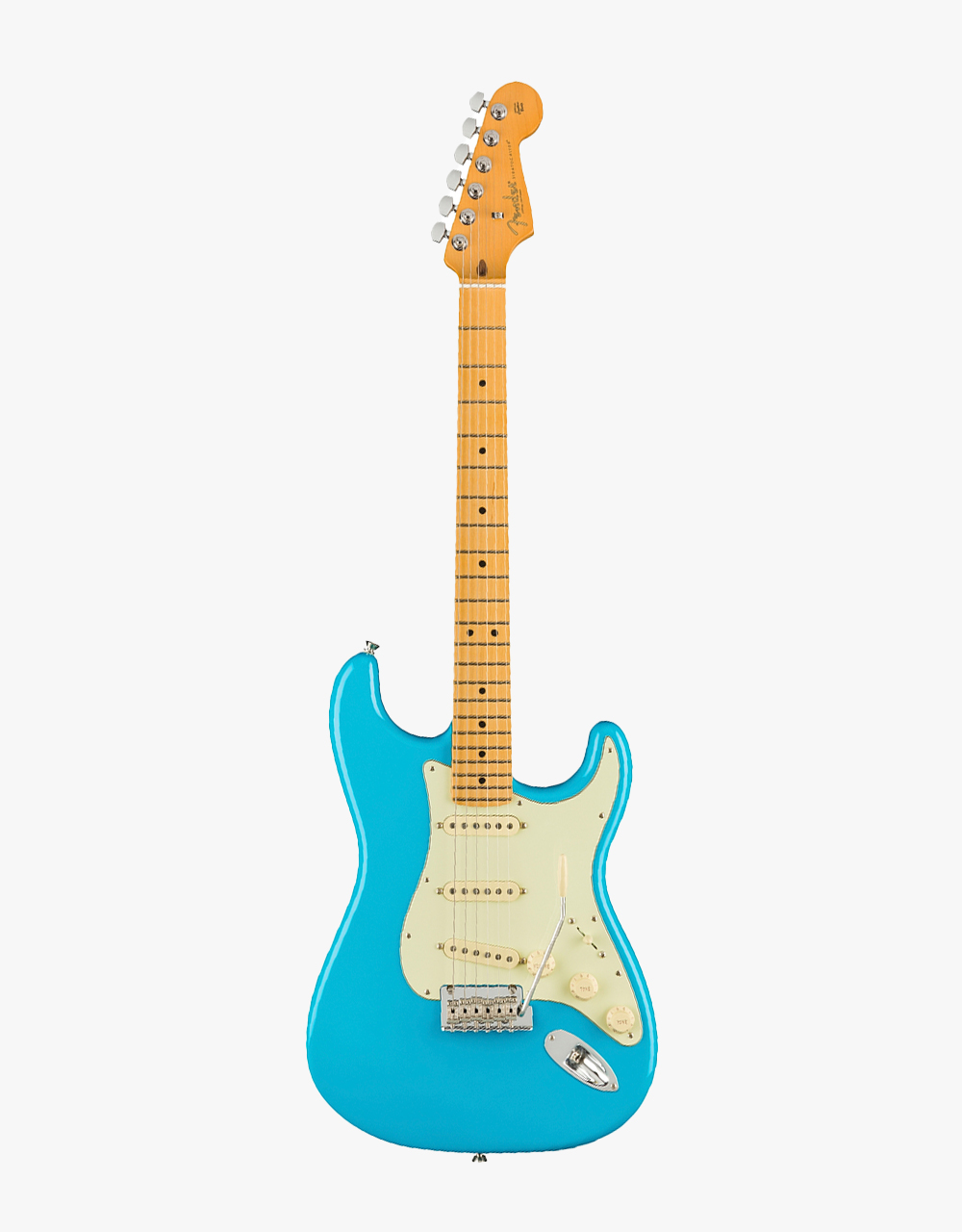 Электрогитара Fender American Professional II Stratocaster MN Miami Blue - купить в "Гитарном Клубе"