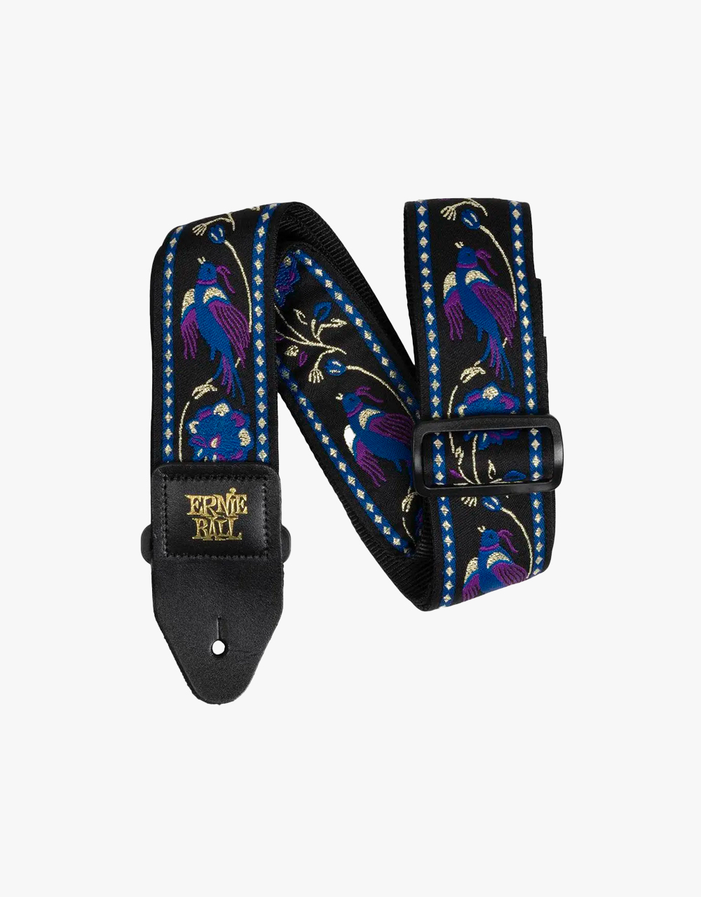 Гитарный ремень Ernie Ball 5371 Jacquard Purple Pleasant Pheasant - купить в "Гитарном Клубе"