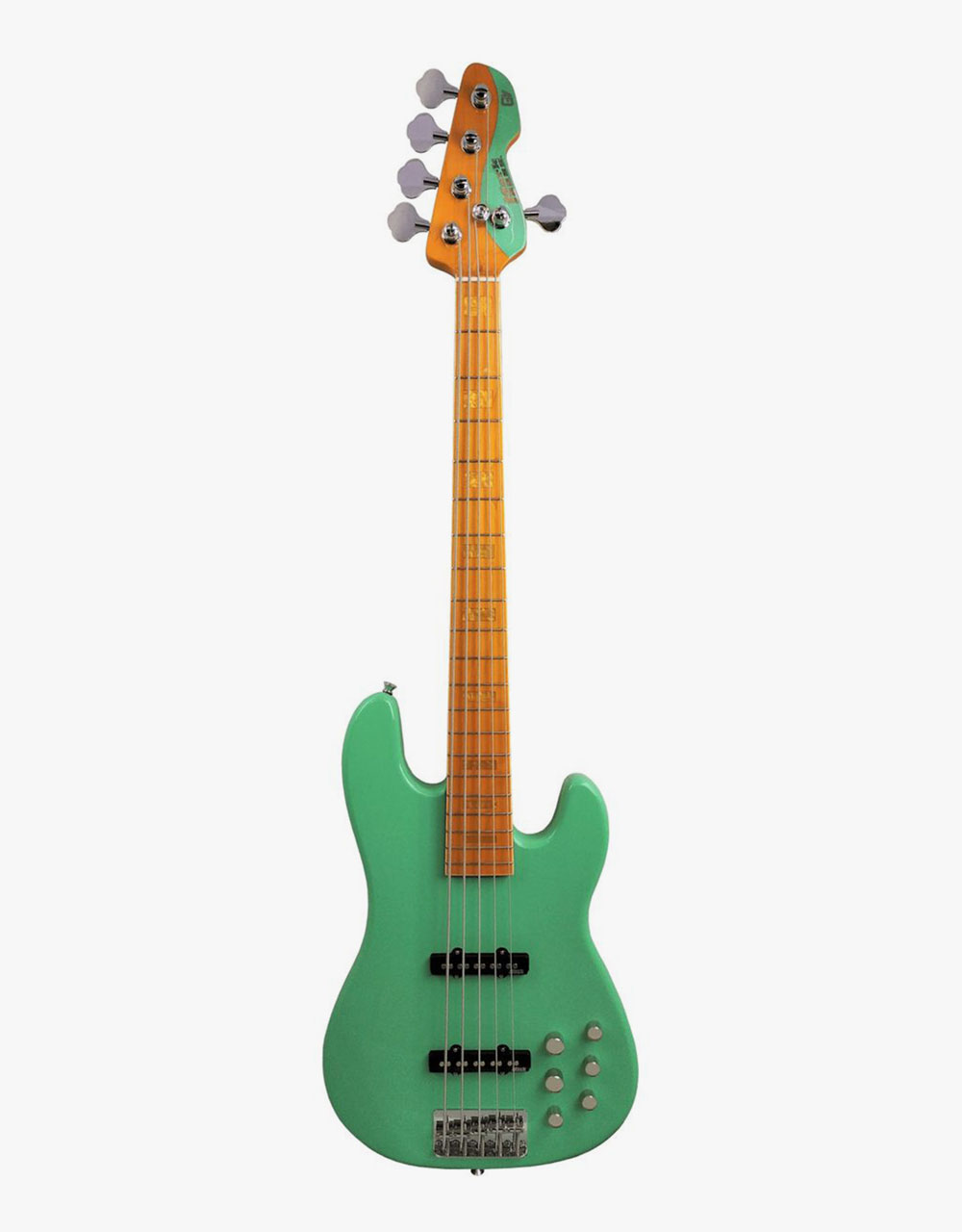 Бас-гитара Markbass MB GV 5 Gloxy Val Surf Green CR MP - купить в "Гитарном Клубе"