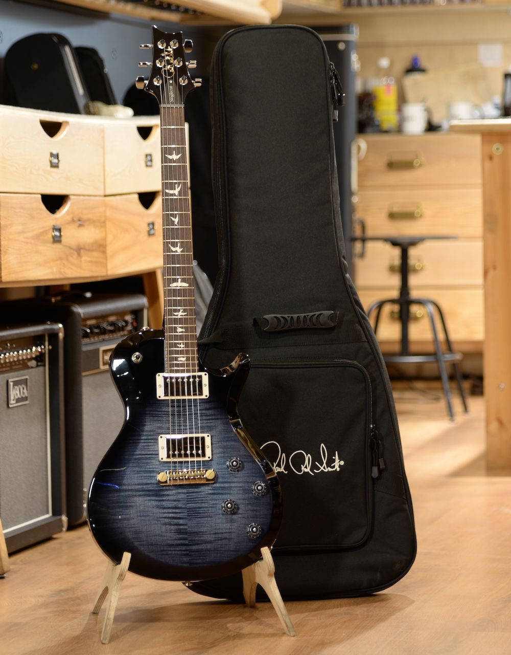 Электрогитара PRS S2 SC FADED BLUE SMOKEBURST - купить в "Гитарном Клубе"