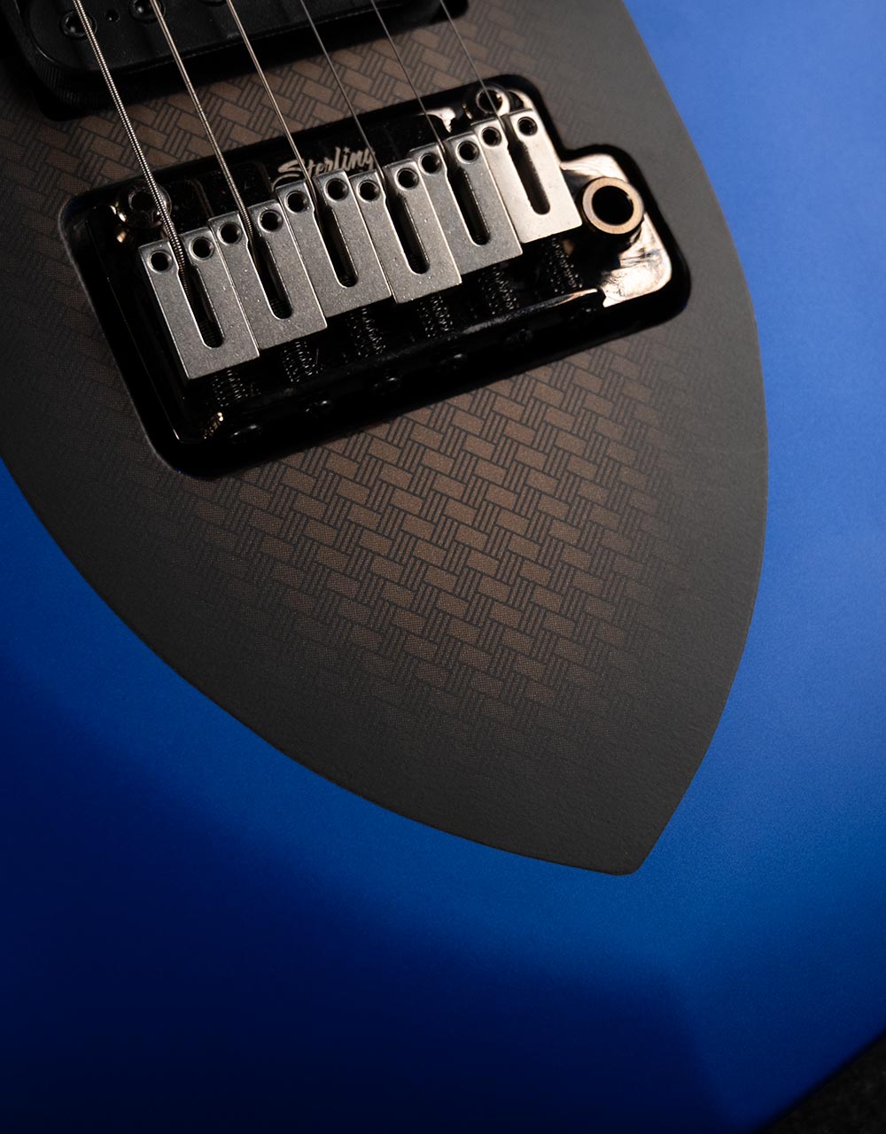 Электрогитара Sterling Majesty in Siberian Sapphire, John Petrucci Signature - купить в "Гитарном Клубе"
