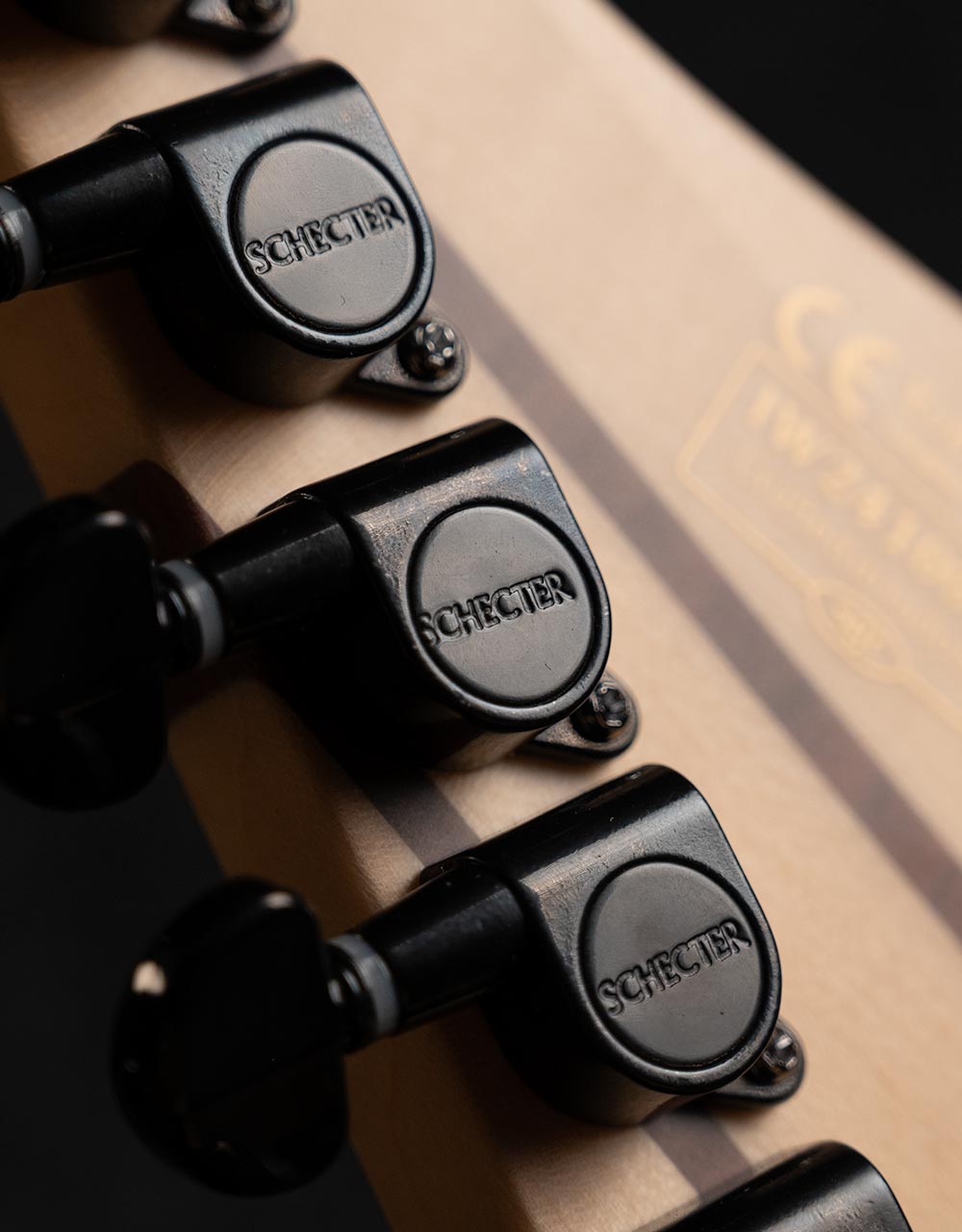 Электрогитара Schecter Reaper-6 Satin Charcoal Burst - купить в "Гитарном Клубе"