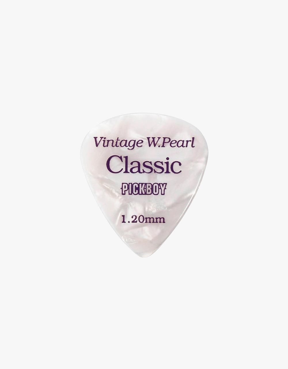 Медиатор Celluloid Vintage Classic White Pearl, 1.20мм - купить в "Гитарном Клубе"