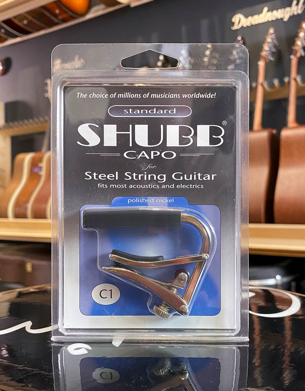 Каподастр для гитары SHUBB C1 - купить в "Гитарном Клубе"