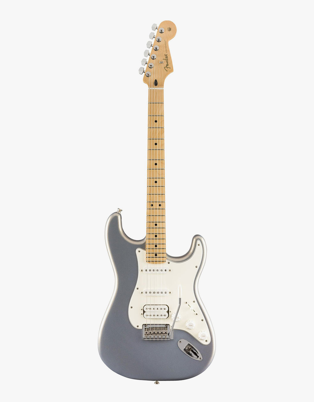 Электрогитара Fender Player Stratocaster Silver HSS MN - купить в "Гитарном Клубе"