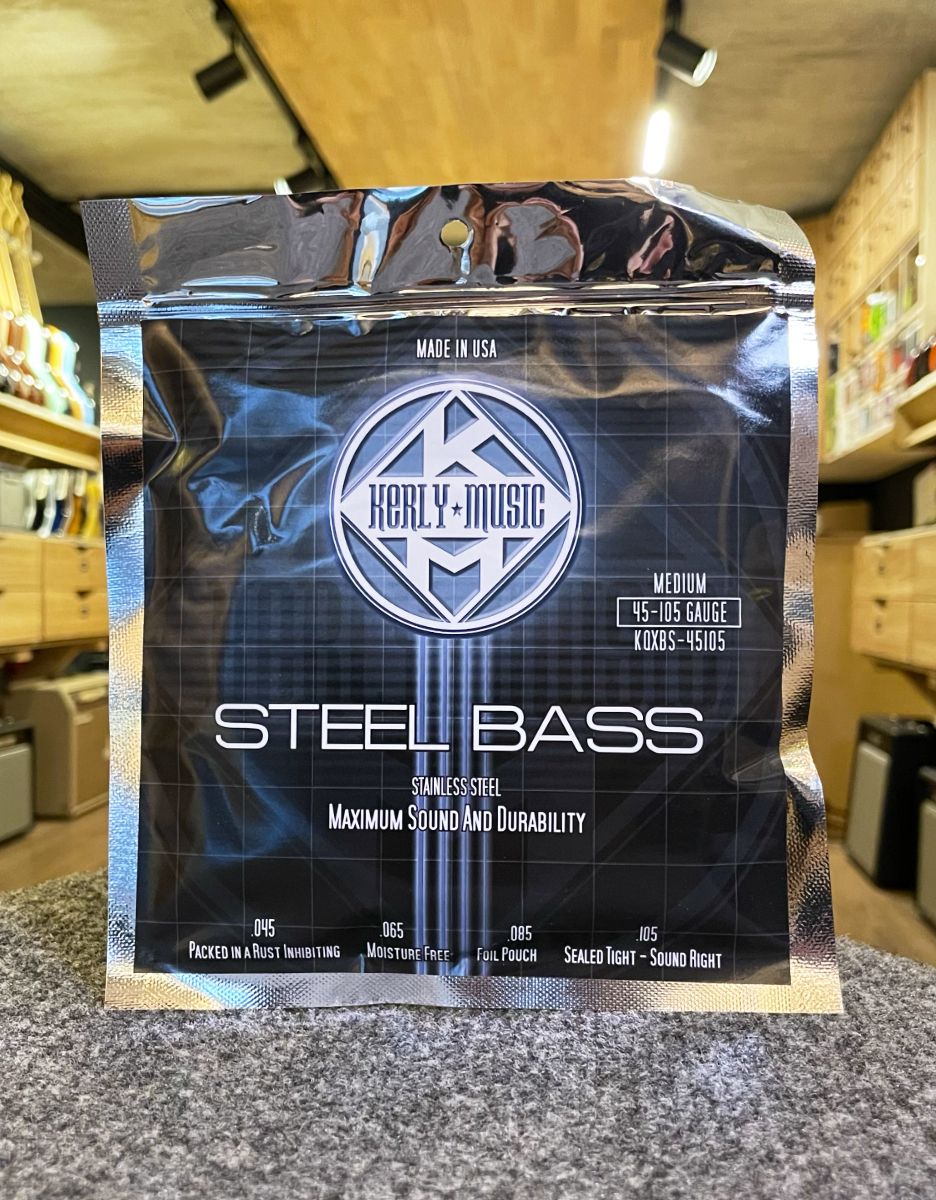 Струны для бас гитары KERLY KQXBS-45105 Stainless Steel Tempered, 45-105 - купить в "Гитарном Клубе"