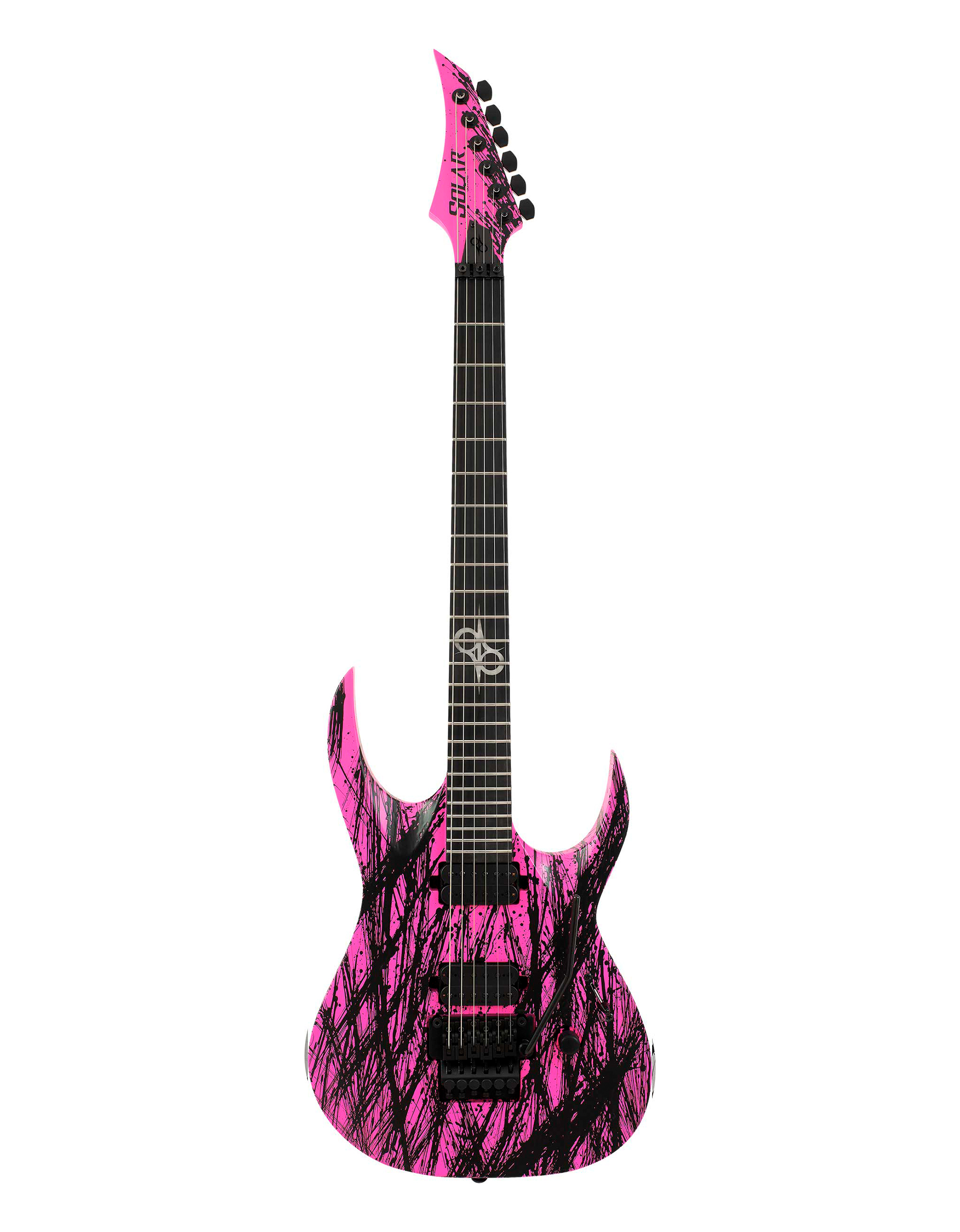 Электрогитара Solar Guitars A2.6FRPN Canibalismo, Pink - купить в "Гитарном Клубе"