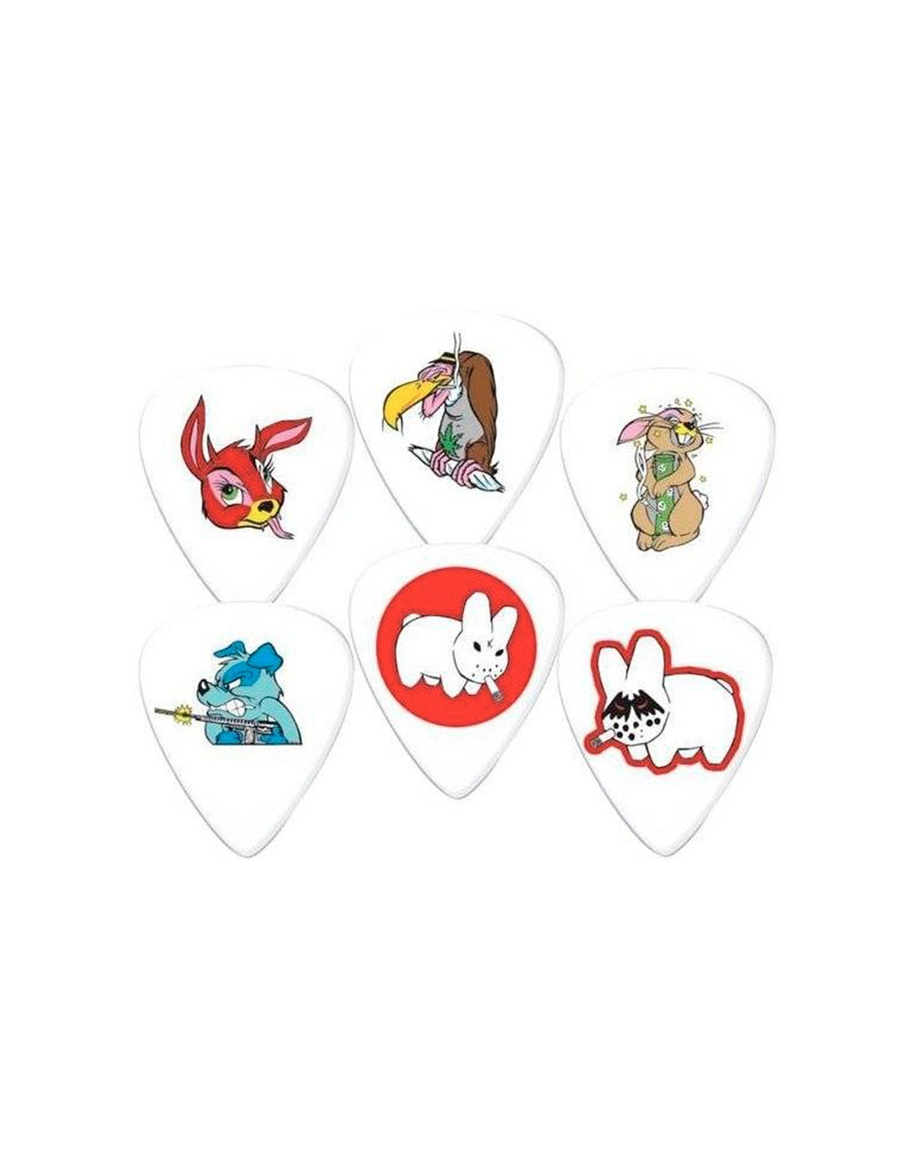 Набор медиаторов Dunlop BL109P.73 Frank Kozik, 0.73 мм - купить в "Гитарном Клубе"