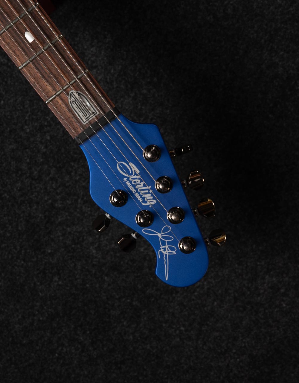 Электрогитара Sterling Majesty in Siberian Sapphire, John Petrucci Signature - купить в "Гитарном Клубе"
