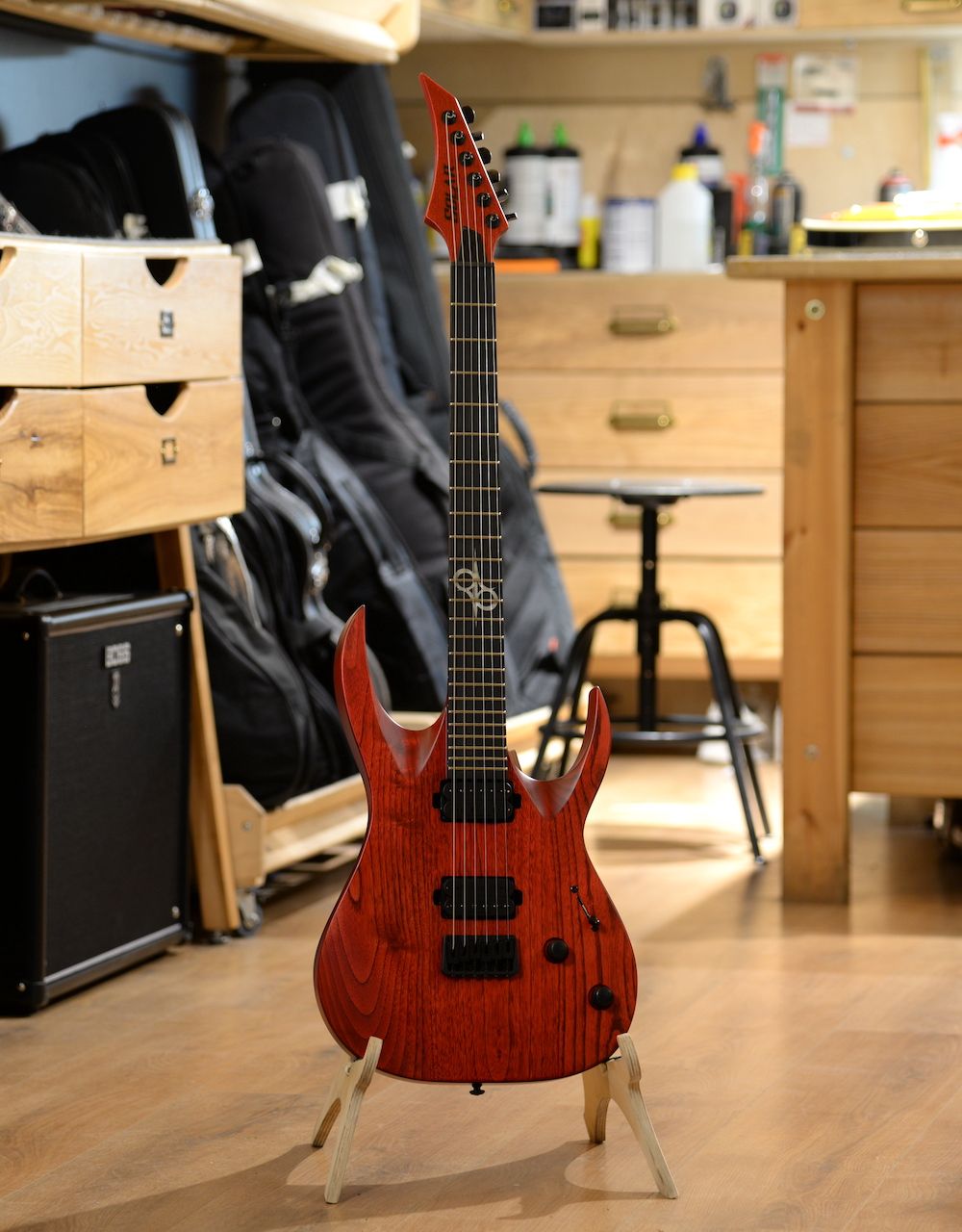 Электрогитара Solar Guitars A2.6TBR Trans Blood Red Matte Sungkai - купить в "Гитарном Клубе"