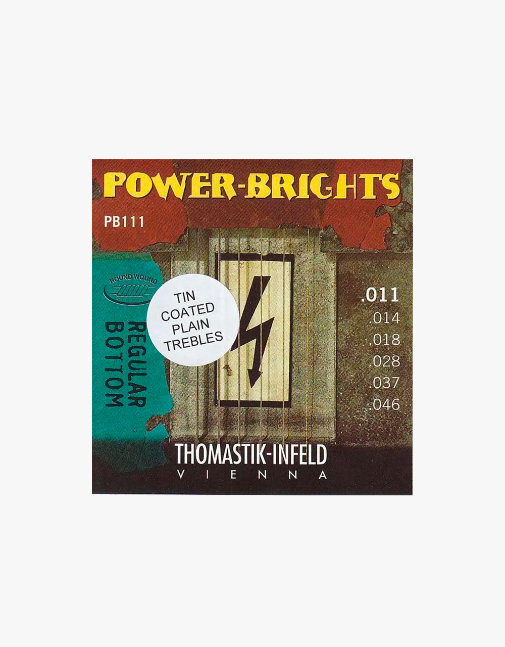 Струны для электрогитары THOMASTIK Power Brights PB111T, 11-46 - купить в "Гитарном Клубе"