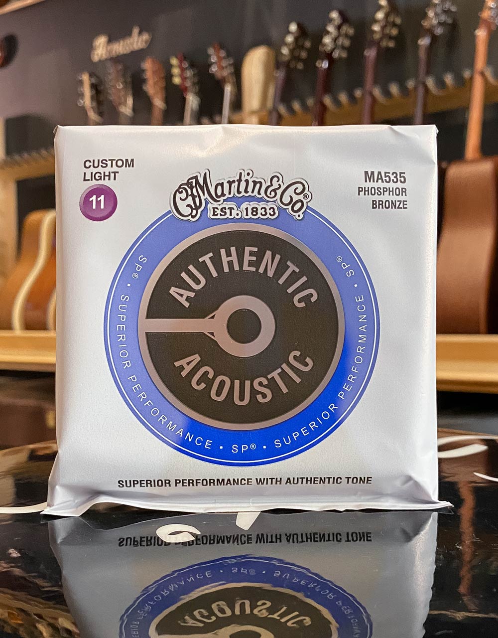 Струны для акустической гитары Martin MA535 11-52 - купить в "Гитарном Клубе"