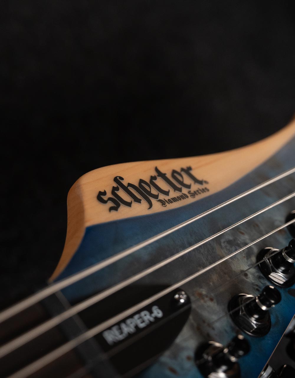 Электрогитара Schecter Reaper-6 Satin Sky Burst - купить в "Гитарном Клубе"
