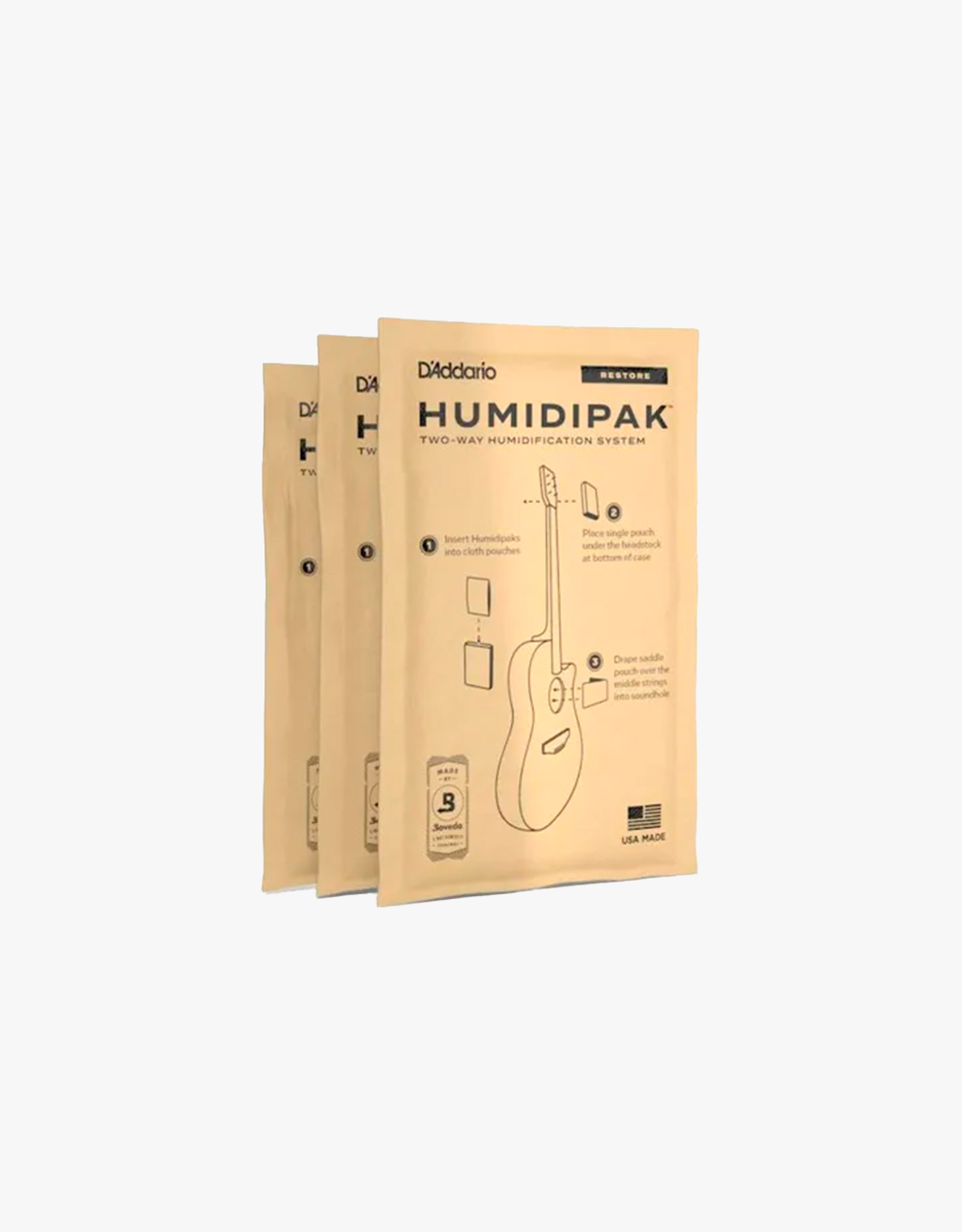 Сменные пакеты для увлажнителя Planet Waves Humidipak, 3 шт - купить в "Гитарном Клубе"