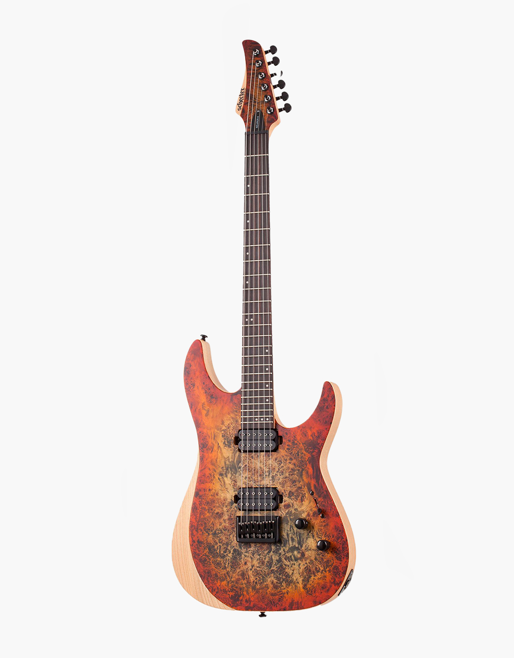 Электрогитара Schecter Reaper-6 Satin Inferno Burst - купить в "Гитарном Клубе"