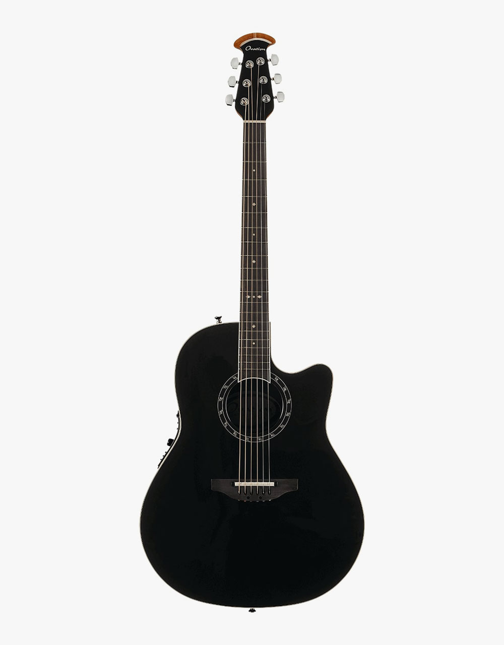 Электроакустическая гитара Ovation 2771AX-5 Standard Balladeer Deep Contour Cutaway Black - купить в "Гитарном Клубе"
