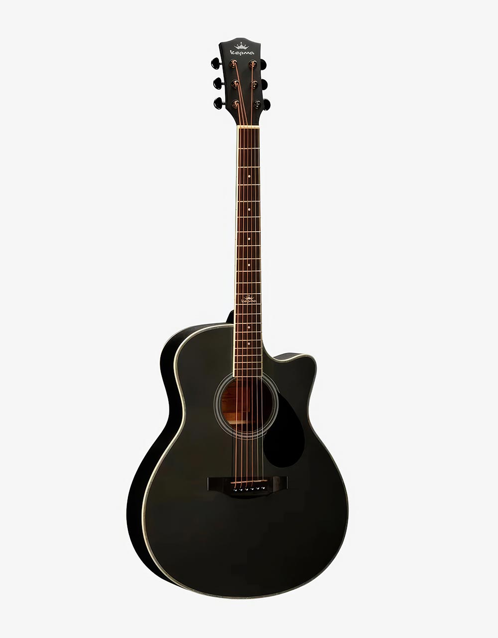 Акустическая гитара Kepma A1C Black Matt - купить в "Гитарном Клубе"
