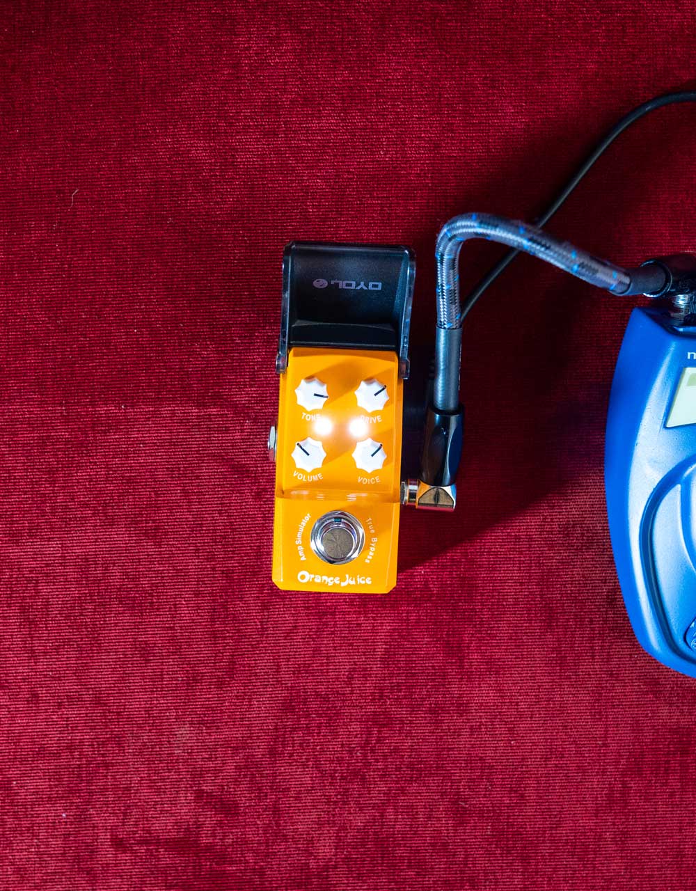 Гитарная педаль JOYO JF-310, Orange Juice Amp Sim - купить в "Гитарном Клубе"