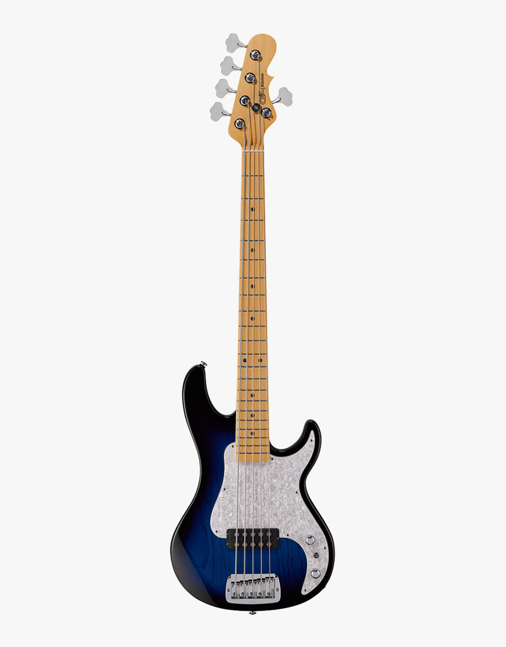 Бас-гитара G&L Kiloton 5 Clear Blue MP - купить в "Гитарном Клубе"