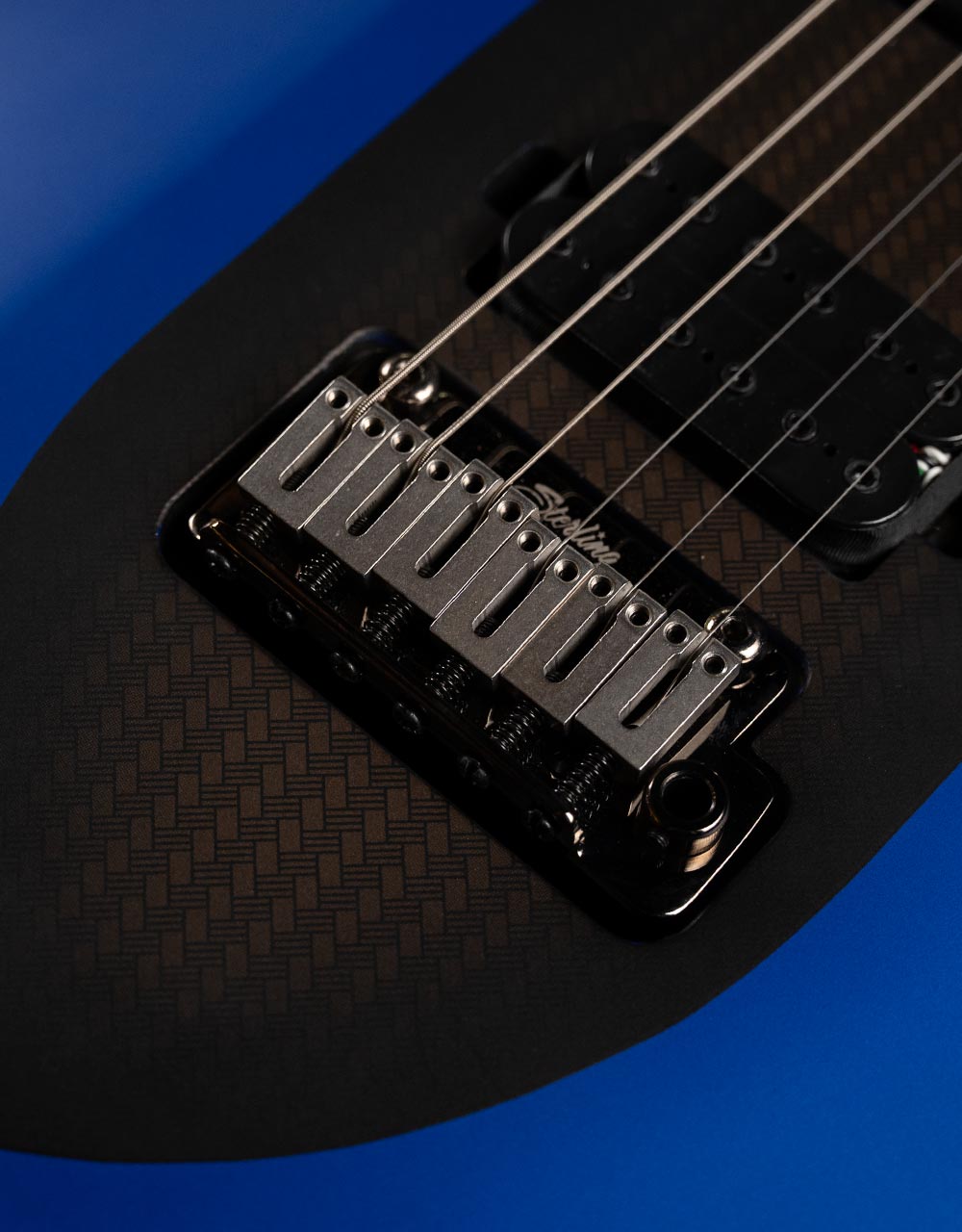 Электрогитара Sterling Majesty in Siberian Sapphire, John Petrucci Signature - купить в "Гитарном Клубе"