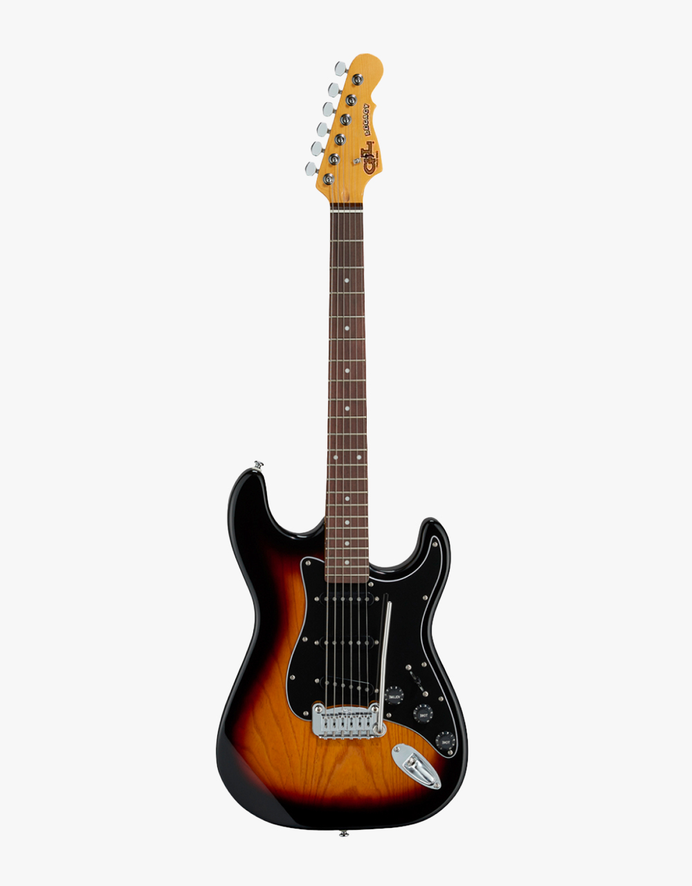 Электрогитара G&L Tribute Legacy 3-Tone Sunburst MP - купить в "Гитарном Клубе"