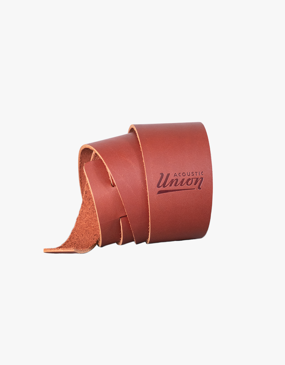 Ремень для гитары Acoustic Union Leather Classic 75, Ginger - купить в "Гитарном Клубе"