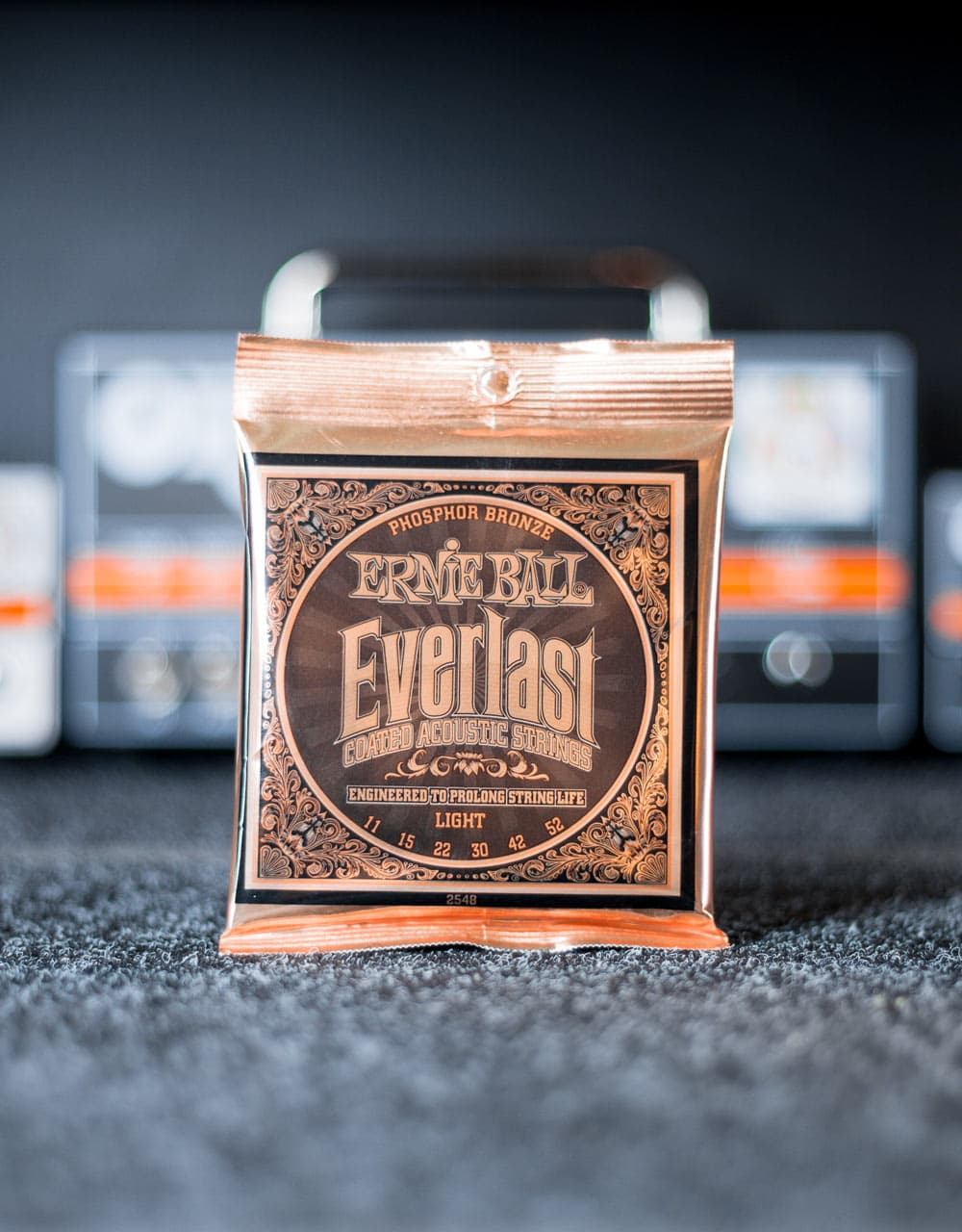 Струны для акустической гитары Ernie Ball 2548 Everlast, 11-52 - купить в "Гитарном Клубе"