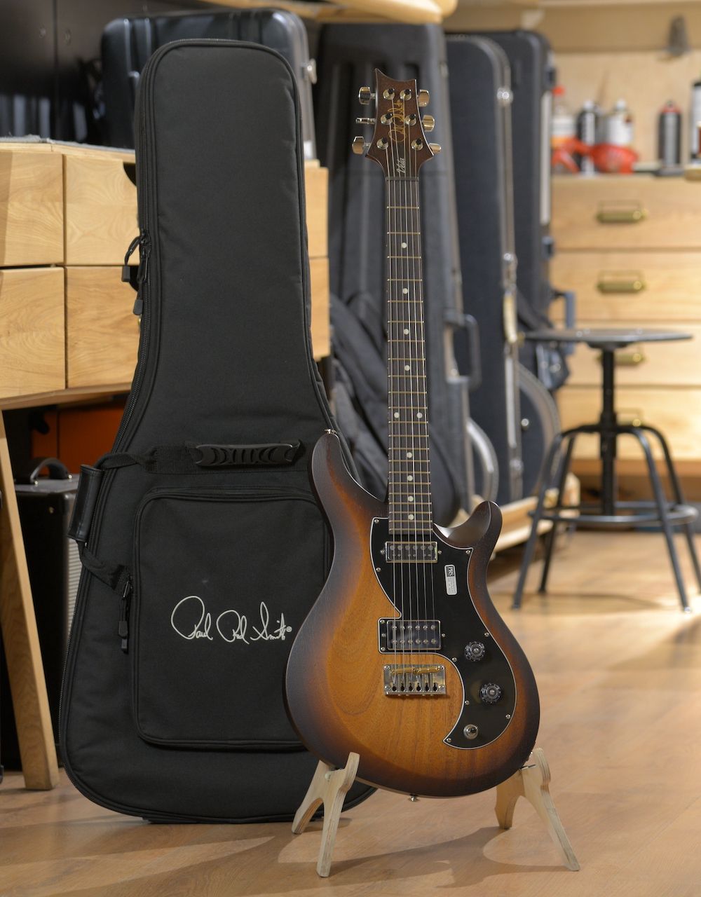 Электрогитара PRS S2 SATIN VELA MCCARTY TOBACCO SUNBURST - купить в "Гитарном Клубе"