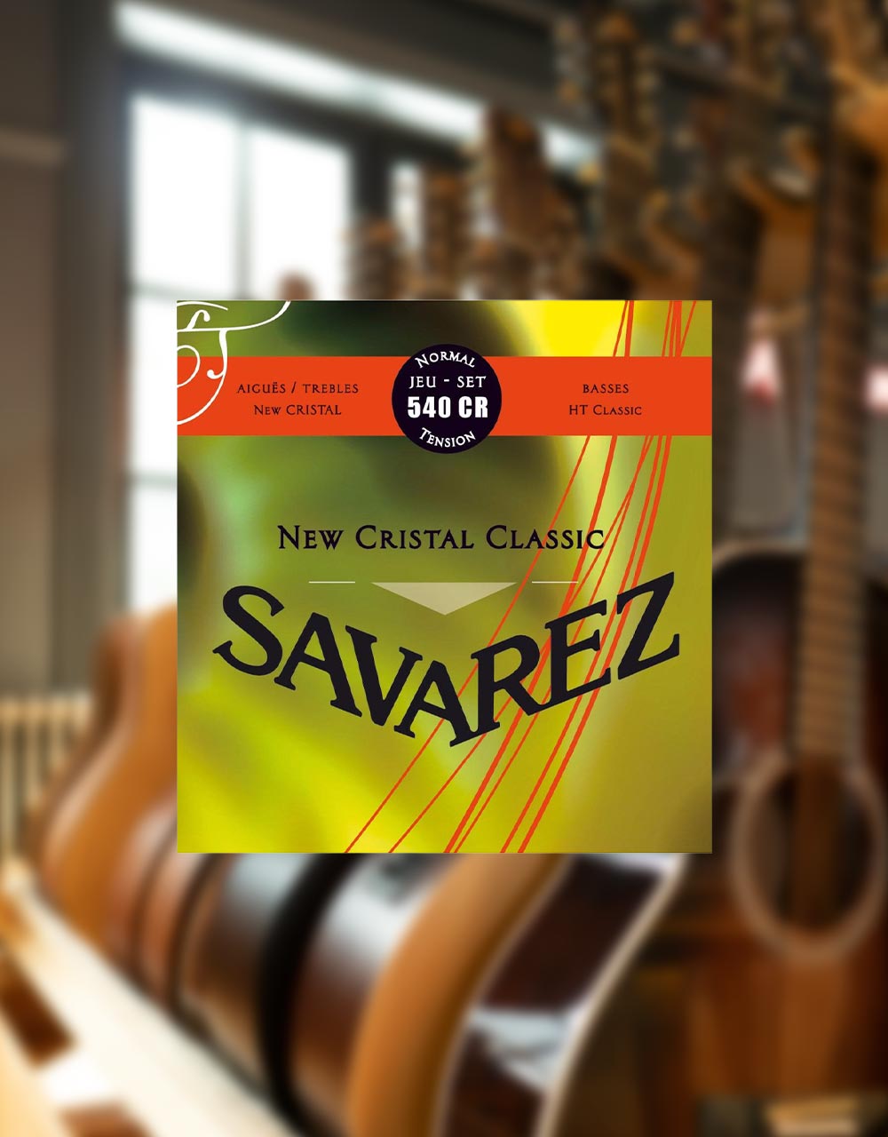 Струны для классической гитары Savarez 540 CR New Cristal Classic Normal Tension - купить в "Гитарном Клубе"