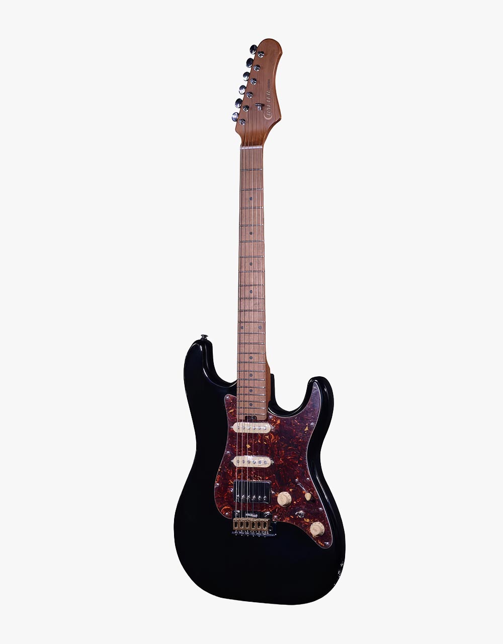 Электрогитара Crafter Crema VVS MP Cosmic Black - купить в "Гитарном Клубе"