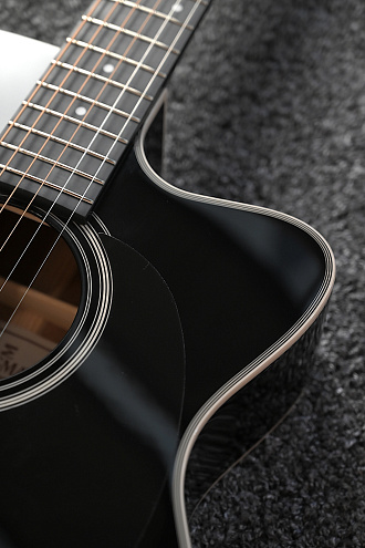 Электроакустическая гитара Sigma 000MC-1E-BK - купить в "Гитарном Клубе"
