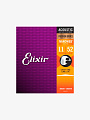 Струны для акустической гитары Elixir Nanoweb 16544 Phosphor Bronze, 11-52 (1 комплект) - купить в "Гитарном Клубе"