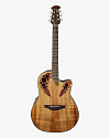 Электроакустическая гитара Ovation CE44P-FKOA Celebrity Elite Plus Mid Cutaway Natural Figured - купить в "Гитарном Клубе"