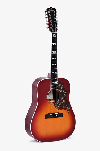 Электроакустическая 12-струнная гитара Sigma DM12-SG5 - купить в "Гитарном Клубе"